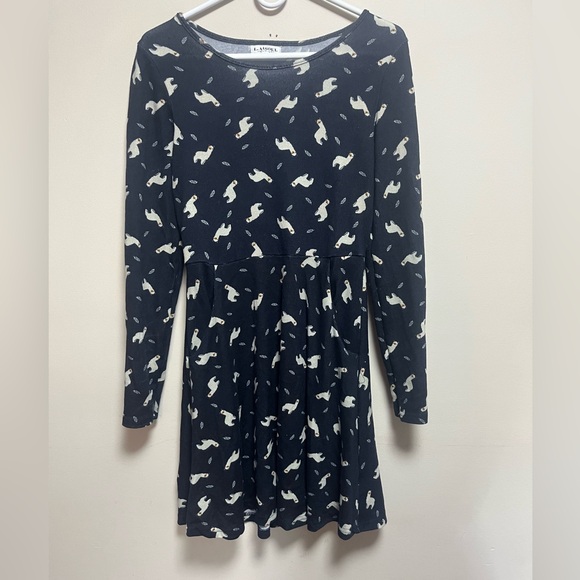 LA Soul Llama Knit Dress - Picture 2 of 3